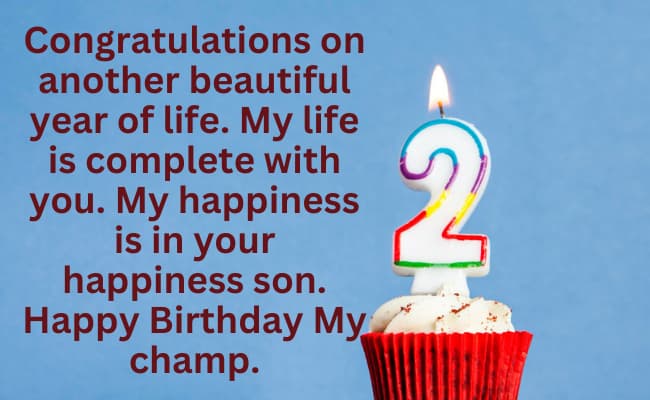 2 Year Boy Birthday Wishes