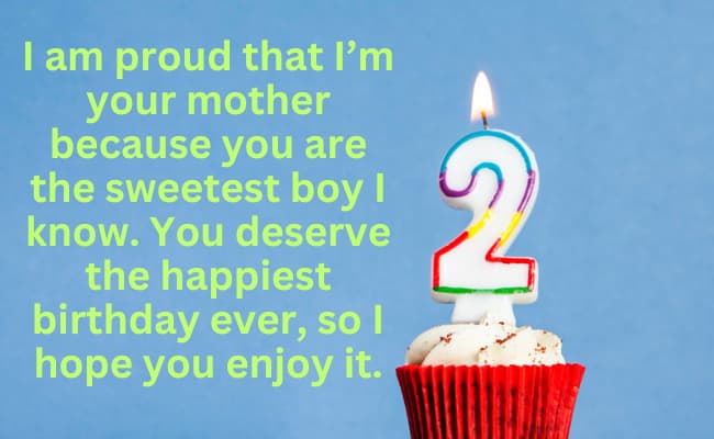 Birthday Wishes For 2 Year Boy